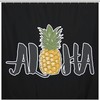 Hawaiian Print Shower Curtain Fabric for a tropical and waterproof bathroom experience