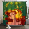 Headphones Music Notes Shower Curtain - African American Girl Bathroom Decor