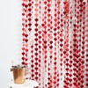 Heart Backdrop Valentine's Day Curtain for Love Heart Wall Decoration