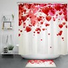 Heart Shower Curtain For A Romantic Bathroom