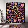 Heart Shower Curtain For Romantic Bathroom Theme