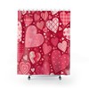 Heart Shower Curtain For Valentine'S Day Home Decor, Romantic Seasonal Gift For Your Loved Ones