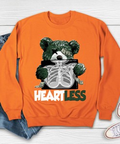 Heart T-Shirt to match Dunk Low Miami Hurricanes Crewneck Sweatshirt Hoodie Fan Gift