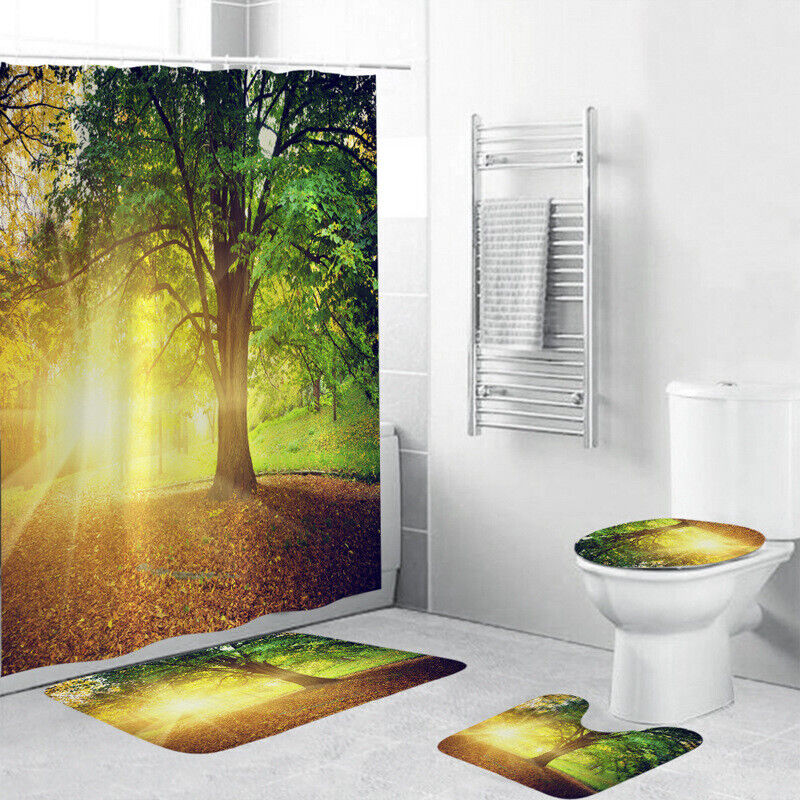 Heart To The Sun Waterproof Shower Curtain - A Great Gift For Nature Lovers