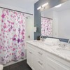 Hearts And Stars Shower Curtain For A Dreamy Bathroom Decor