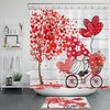 Heartwarming Shower Curtain Design