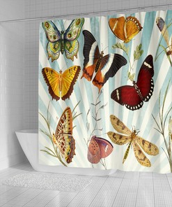 Heavenly Butterfly Shower Curtain For Refreshing Bathroom Decor