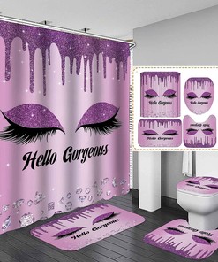 Hello Jewelry Bling Shower Curtain For Glamorous Bathroom Decor