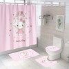 Hello Kitty Garland Waterproof Shower Curtain For Bathroom 