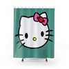 Hello Kitty Love Fabric Shower Curtain To Make Your Bathroom Even More Adorable