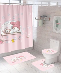 Hello Kitty Shower Curtain For Adorable Kid'S Bathroom Decor