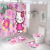 Hello Kitty Waterproof Shower Curtain For A Cute And Girly Bathroom