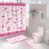 Hello Kitty Waterproof Shower Curtain That Will Make Your Bathroom Even Cuter