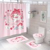 Hello Kitty'S Afternoon Tea Waterproof Shower Curtain For Your Delightful Bathroom Decor