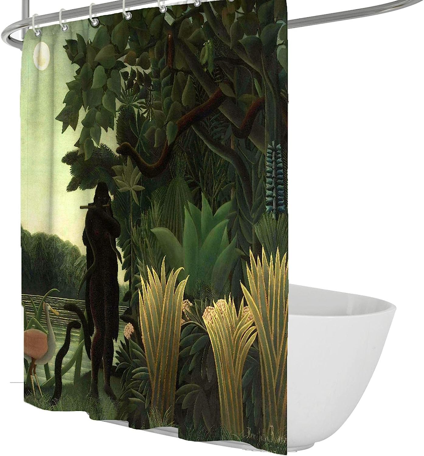 Henri Rousseau Bath Curtain Set: Get A Piece Of Art In Your Bathroom Decor