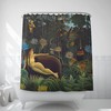 Henri Rousseau'S The Dream Printed Shower Curtain For Tropical Bathroom Decor