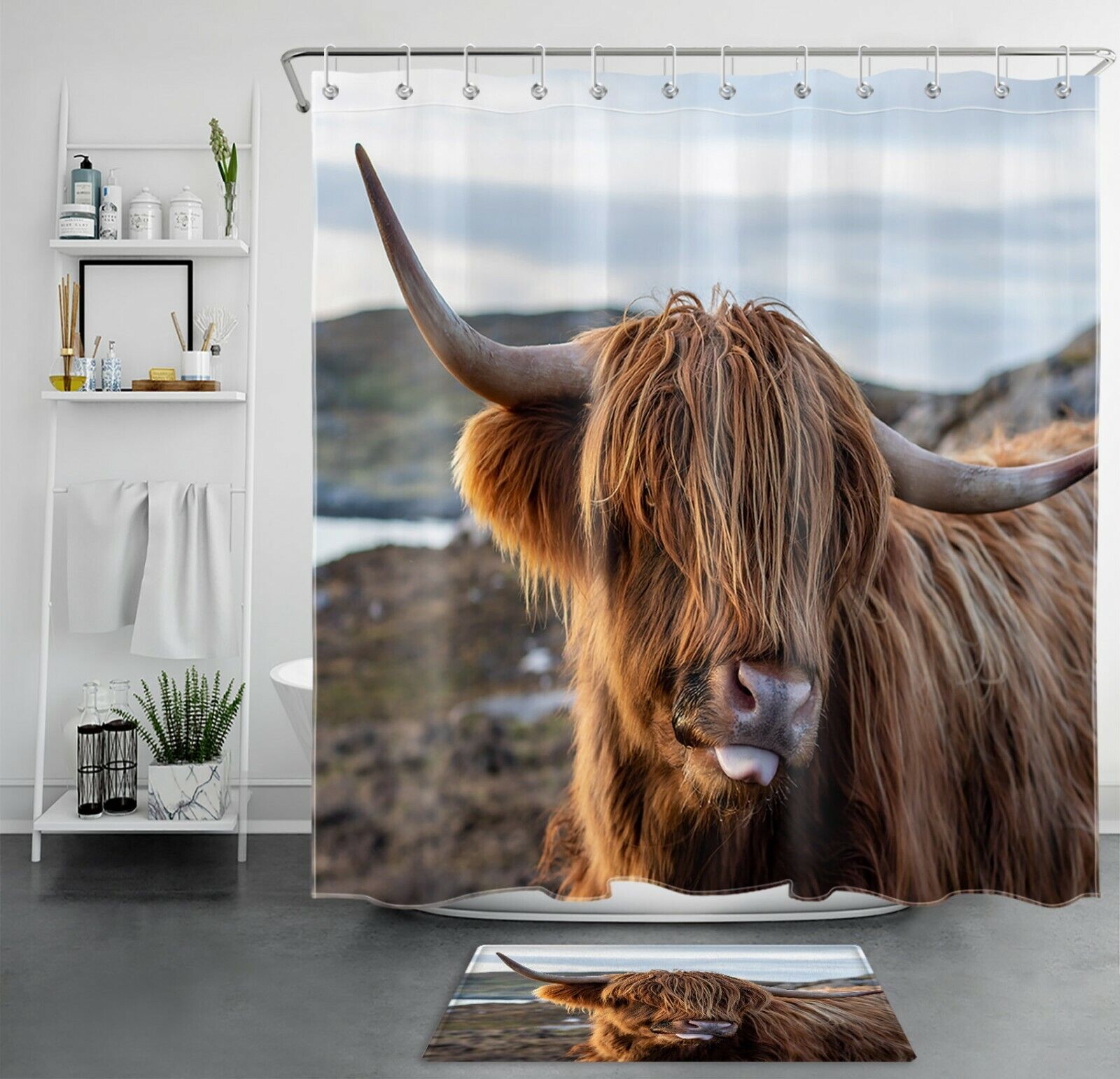 Highland Cow Bathroom Accessories - A Cute And Funny Touch To Your Bathroom