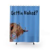 Highland Cow Shower Curtain With Cute And Funny Prints For Bathroom Decor