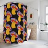 Hippie Style Retro Custom Printed Mushroom Funny Shower Curtain