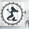 Hipster Chimpanzee With Colorful Geometric Glasses Monkey Shower Curtain, Cloth Fabric Bathroom Decors, Brown Multicolor