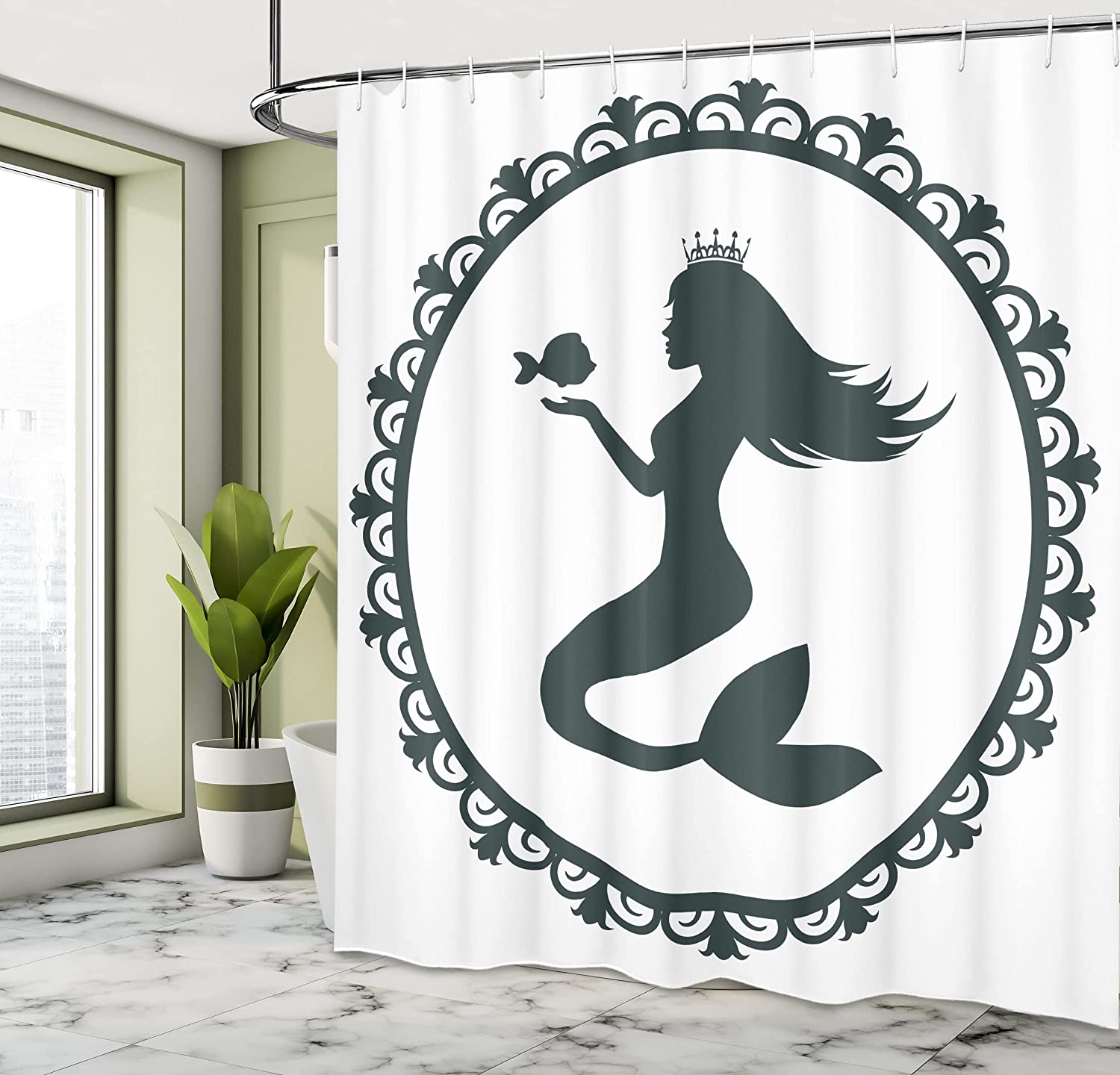 Hipster Chimpanzee With Colorful Geometric Glasses Monkey Shower Curtain, Cloth Fabric Bathroom Decors, Brown Multicolor - Image 4