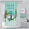 Home Is Where We Park It Camper Shower Curtain, Vintage RV Bathroom Decor