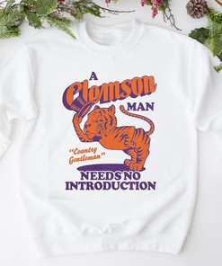Homefield Apparel Clemson Man - Vintage Style T-Shirt Sweatshirt Hoodie for Fans