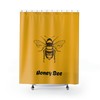 Honey Bee Custom Shower Curtain, Fun And Gift-Worthy Bathroom Decor, Waterproof Fabric