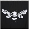 Honey Bee Waterproof Shower Curtain For Home Bathroom Decor, Fabric Bath Curtain