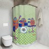 Hootenanny Burrowing Owls Shower Curtain For Bathroom, Fabric And Durable, Washable