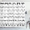 Horns Of Antelope Buffalo Shower Curtain With Vintage Print