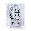 Horoscope Star Sign Gifts for Pisces Birthday Shower Curtain