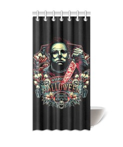 Horror Movie Michael Myers Shower Curtain for a Frightful Bathroom