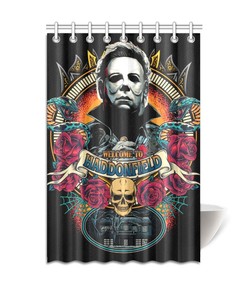 Horror Movie Michael Myers Shower Curtain for a Frightful Bathroom 