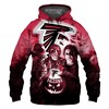 Horror Night Halloween 3D Hoodie For Atlanta Falcons Fans