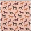 Horse Pattern Shower Curtain - Fashionable Bath Decor