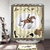 Horse Riding Shower Curtain - Equestrian Bathroom Decor