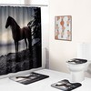 Horse Shower Curtain - Farmhouse Bathroom Decor 