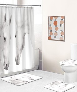 Horse Stallion Shower Curtain