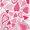 Hot Pink Shower Curtain Love Heart Y2k Girls Princess Cute Modern Minimalist