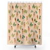 House Plant Shower Curtain For A Botanical Bathroom Decor
