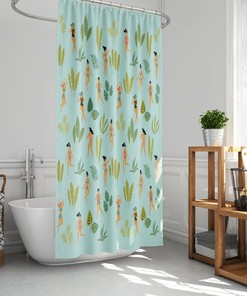 House Plants And Plant Lady Shower Curtain For A Nature Lover'S Bath
