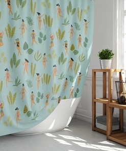 House Plants And Plant Lady Shower Curtain For A Nature Lover'S Bath