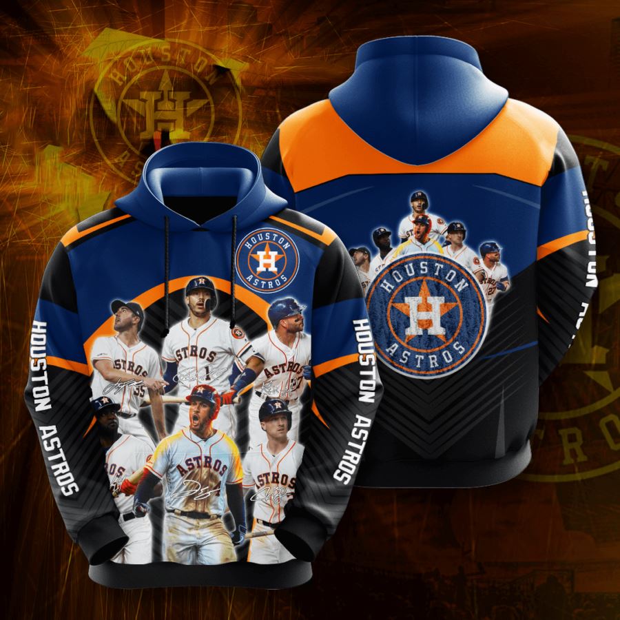 Houston Astros All Over Print 3D Hoodie - Stand Out From The Crowd