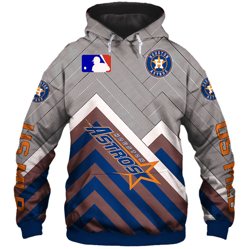 Houston Astros Baseball All Over Print 3D Zip Up Hoodie For Fans With Graphic Prints