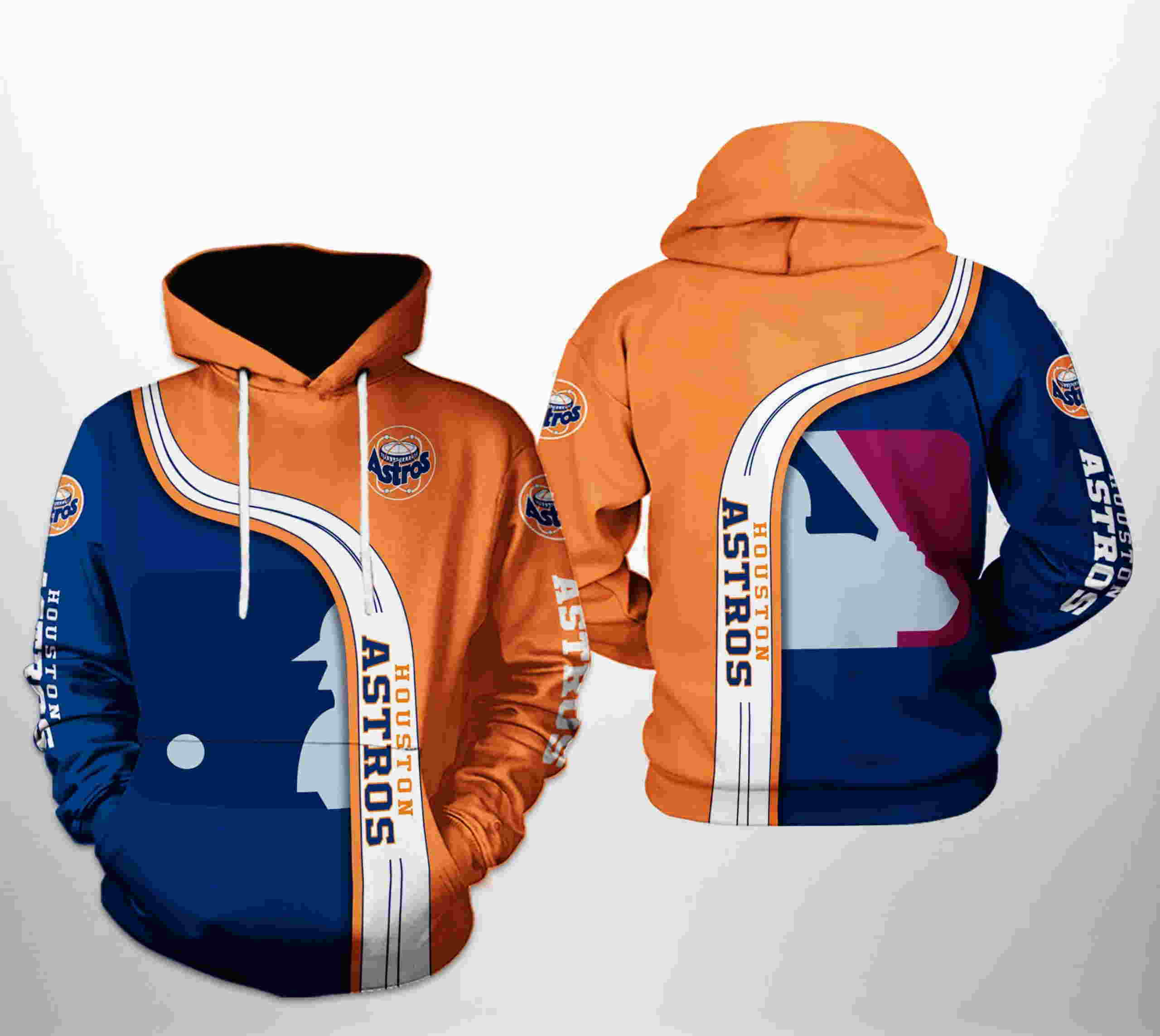 Houston Astros Mlb Team 3D Hoodie Zipper Hoodie - Perfect For Game Day