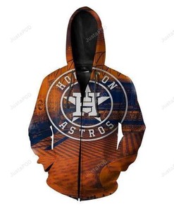 Houston Astros Nfl 3D All Over Print Zip Up Hoodie - Game Day Ready