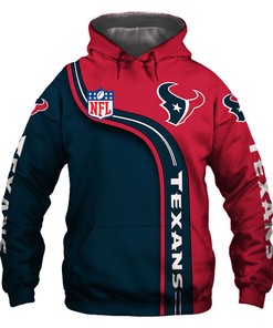Houston Texans Hoodie 3D Highway Letter All Over Print, Ideal Gift For Fans