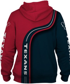 Houston Texans Hoodie 3D Highway Letter All Over Print, Ideal Gift For Fans