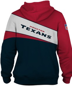 Houston Texans Hoodie 3D Zip Hoodie All Over Print, Perfect Gift For Fans